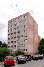 Bytový dům ul. Bajgarova 1214  - Prodej bytu 3+1 v družstevním vlastnictví 68 m², Praha 9 - Kyje