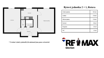 Prodej bytu 2+1 v osobním vlastnictví 53 m², Rotava