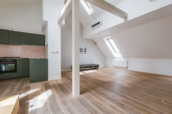 OBÝVACÍ POKOJ + KK - Prodej bytu 3+kk v osobním vlastnictví 144 m², Praha 3 - Žižkov