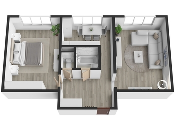 Prodej bytu 2+1 v osobním vlastnictví 55 m², Chomutov