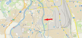 mapa - Prodej bytu 3+1 v osobním vlastnictví 66 m², České Budějovice
