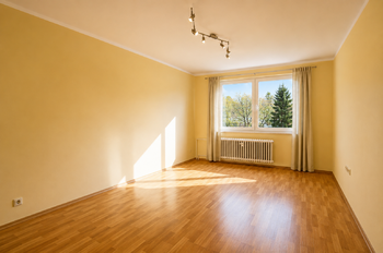 obývací pokoj - Prodej bytu 3+1 v osobním vlastnictví 66 m², České Budějovice