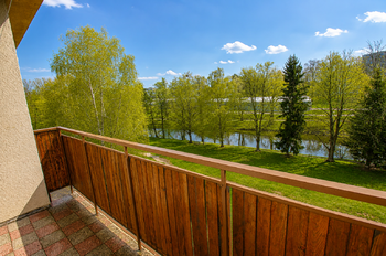 výhled z balkonu - Prodej bytu 3+1 v osobním vlastnictví 66 m², České Budějovice