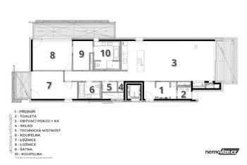Prodej bytu 3+kk v osobním vlastnictví 143 m², Popovičky