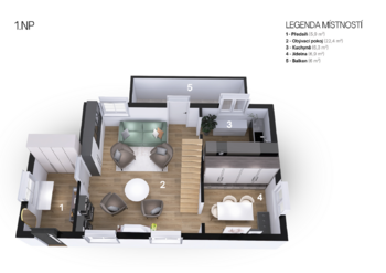 Prodej chaty / chalupy 69 m², Krásné
