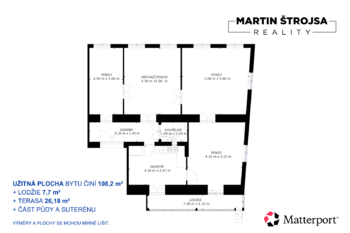 Prodej bytu 4+1 v osobním vlastnictví 108 m², Roudnice nad Labem