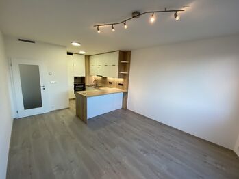 Obývací pokoj - Pronájem bytu 2+kk v osobním vlastnictví 54 m², Praha 4 - Modřany