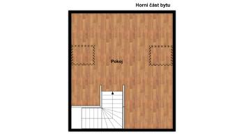 Orientační plánek - Prodej bytu atypický v osobním vlastnictví 70 m², Plzeň