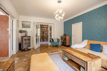Obývací pokoj - Prodej domu 400 m², Praha 6 - Dejvice