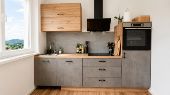 Kuchyňská linka - Prodej bytu 2+kk v družstevním vlastnictví 42 m², Kamenický Šenov