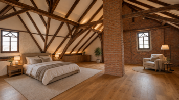 vizualizace půdy - Prodej domu 350 m², Nový Knín