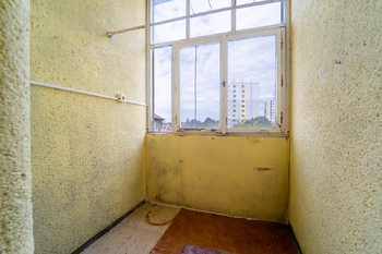 Lodžie zapuštěná do půdorysu bytu - Prodej bytu 2+1 v osobním vlastnictví 68 m², Poděbrady