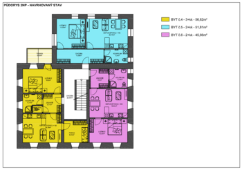 studie 1. patro - Prodej nájemního (činžovního) domu 590 m², Kovářská