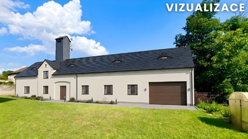 vizualizace - Prodej zemědělského objektu 1305 m², Hostomice