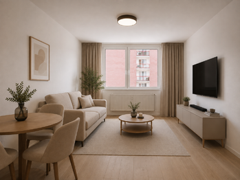 VIZUALIZACE - Prodej bytu 2+kk v osobním vlastnictví 39 m², Beroun
