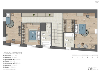 Pronájem domu 283 m², Praha 5 - Stodůlky