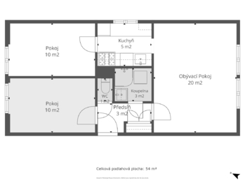 Pronájem bytu 3+kk v osobním vlastnictví 53 m², Praha 4 - Záběhlice