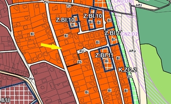 územní plán - Prodej pozemku 1132 m², Srubec