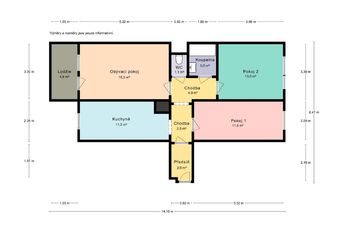 Pronájem bytu 3+1 v osobním vlastnictví 65 m², Praha 10 - Hostivař
