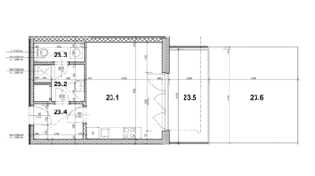 Pronájem bytu 1+kk v osobním vlastnictví 64 m², Praha 9 - Letňany