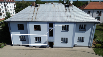 Pozice bytu - Prodej bytu 3+1 v osobním vlastnictví 74 m², Milovice