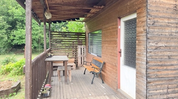 Terasa 9 m2 u chatky - Prodej pozemku 580 m², Ivanovice na Hané
