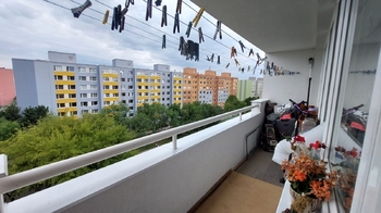 lodžie - Prodej bytu 3+kk v osobním vlastnictví 73 m², Praha 10 - Horní Měcholupy