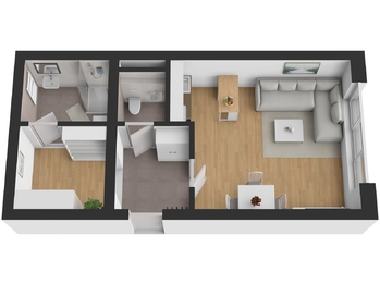 Pronájem bytu 1+kk v osobním vlastnictví 41 m², Žatec