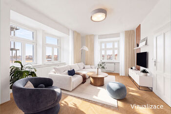 Prodej bytu 3+1 v osobním vlastnictví 99 m², Praha 5 - Smíchov