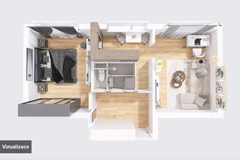 Prodej bytu 2+1 v osobním vlastnictví 51 m², Hradec Králové