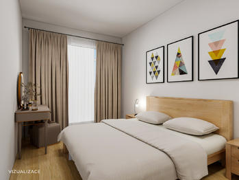 vizualizace - Prodej bytu 3+kk v osobním vlastnictví 64 m², Praha 10 - Hostivař