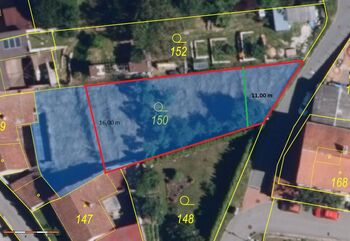 Stavební pozemek, Jinačovice - Prodej pozemku 451 m², Jinačovice