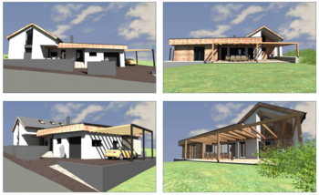 vizualizace - Prodej pozemku 1376 m², Brušperk