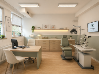 Vizualizace oční ordinace - Pronájem komerčního prostoru, Ostrava