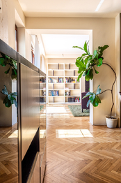 Knihovna - Pronájem domu 286 m², Praha 4 - Libuš