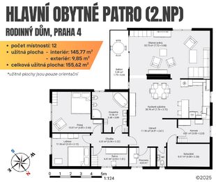 Pronájem domu 286 m², Praha 4 - Libuš