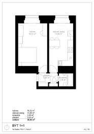 Pronájem bytu 2+kk v osobním vlastnictví 36 m², Praha 5 - Smíchov