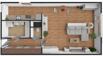Prodej bytu 1+kk v družstevním vlastnictví 47 m², Liberec