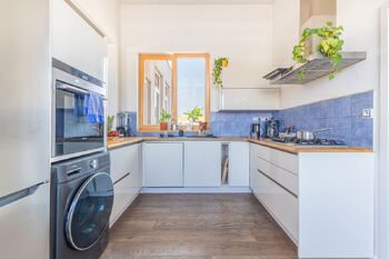 Kuchyňský kout - Prodej bytu 3+kk v osobním vlastnictví 85 m², Praha 10 - Vršovice