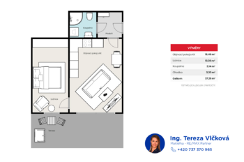 Pronájem bytu 2+kk v osobním vlastnictví 37 m², Bělá pod Bezdězem