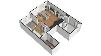 Pronájem bytu 2+kk v osobním vlastnictví 57 m², Plzeň