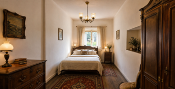 návrh ložnice AI  - Prodej domu 140 m², Dobroměřice