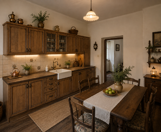 návrh kuchyně AI  - Prodej domu 140 m², Dobroměřice