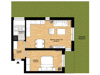 Prodej bytu 2+kk v osobním vlastnictví 52 m², Plzeň