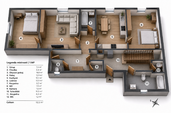 Prodej domu 108 m², Praha 10 - Kolovraty