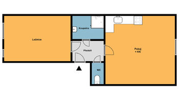 Pronájem bytu 2+kk v osobním vlastnictví 49 m², Praha 8 - Kobylisy