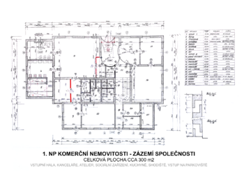 Prodej kancelářských prostor 450 m², Litvínov