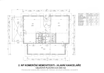 Prodej kancelářských prostor 450 m², Litvínov