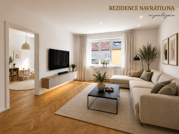 Vizualizace - Prodej bytu 3+1 v osobním vlastnictví 84 m², Slaný