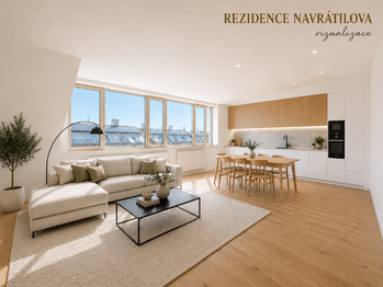 Vizualizace - Prodej bytu 3+kk v osobním vlastnictví 77 m², Slaný